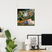 Fibromyalgie, de draak binnen poster (Thuiskantoor)