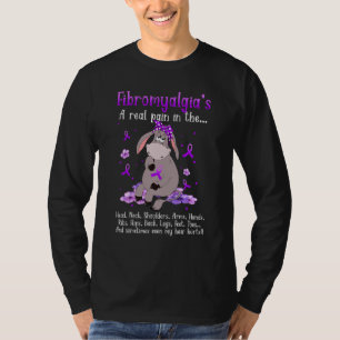 Fibromyalgie Donkey fibromyalgia is een echte pijn T-shirt