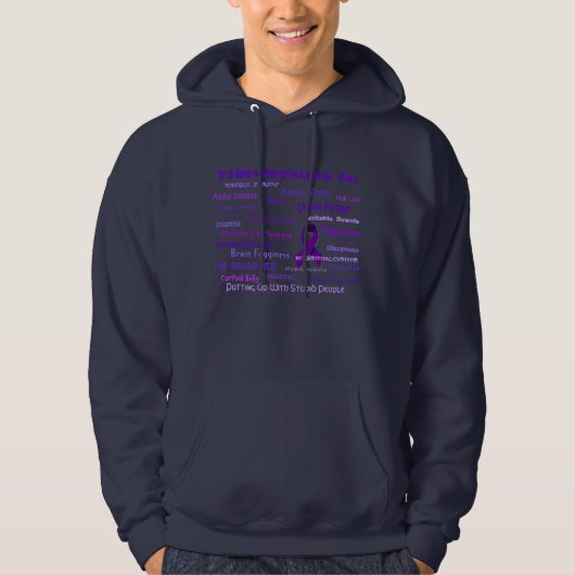 Fibromyalgie is... hoodie (Voorkant)