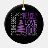 Fibromyalgie Kerstmis 1 Ornament (Achterkant)