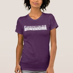 Fibromyalgie krijgt op mijn zenuwen witte afbeeldi t-shirt