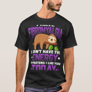 Fibromyalgie Luide Fibro Warrior Patiënt Ik heb Fi T-shirt