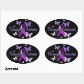 Fibromyalgie Ovale Sticker (Vel)