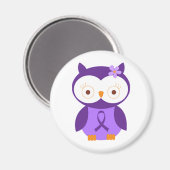 Fibromyalgie Owl Magneet (Voorkant / Achterkant)