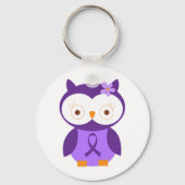 Fibromyalgie Owl Sleutelhanger (Voorkant)