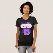 Fibromyalgie Owl T-shirt (Voorkant volledig)