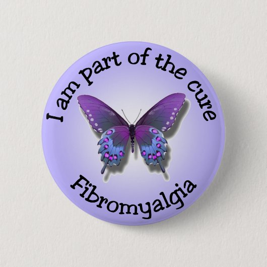 Fibromyalgie Ronde Button 5,7 Cm (Voorkant)