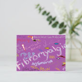 Fibromyalgie Symptomen Briefkaart (Staand voorkant)