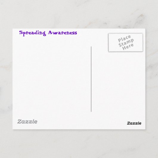 Fibromyalgie Symptomen Briefkaart (Achterkant)