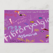 Fibromyalgie Symptomen Briefkaart (Voorkant)