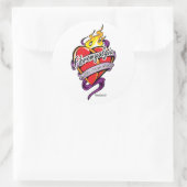 Fibromyalgie Tattoo hart Ronde Sticker (Tas)