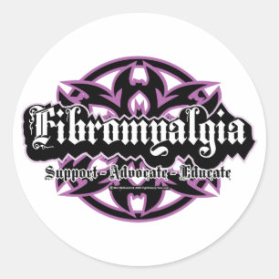 Fibromyalgie Tribal Ronde Sticker