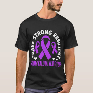 Fibromyalgie Warrior Brave Sterke Veerkrachtige Fi T-shirt