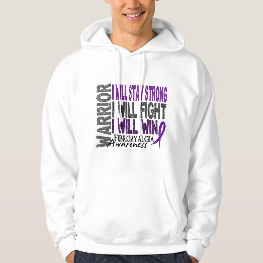 Fibromyalgie Warrior Hoodie (Voorkant)