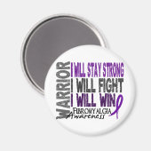 Fibromyalgie Warrior Magneet (Voorkant / Achterkant)