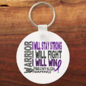 Fibromyalgie Warrior Sleutelhanger (Voorkant)