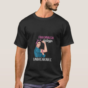 Fibromyalgie Womens Bewustheid Aankomst Onbreekbaa T-shirt