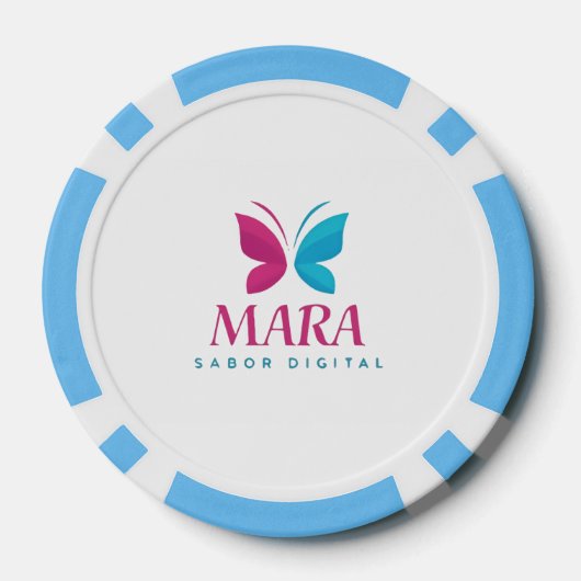Ficha de Póquer Mara Digital Poker Chips (Achterkant)