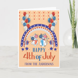 Fiche 4 juillet Funny Cats