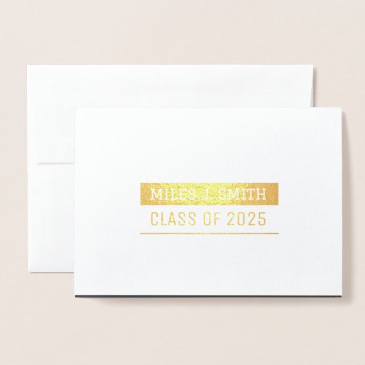 Fiche d'accompagnement Faire-part de diplôme (Devant avec enveloppe)