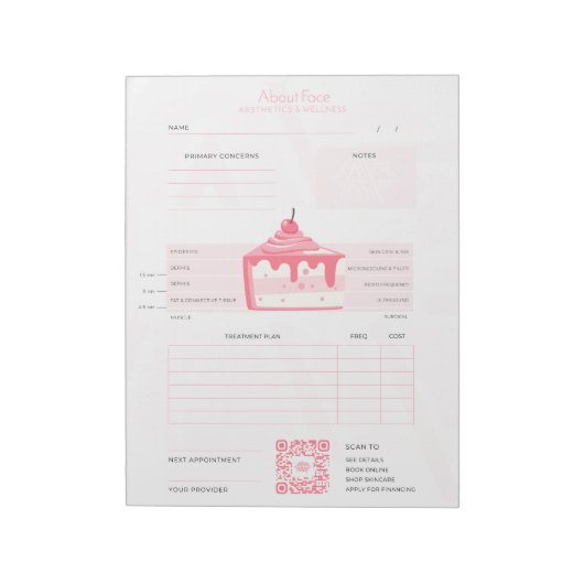 Fiche de consultation des clients - Bloc-notes ant (Tourné)