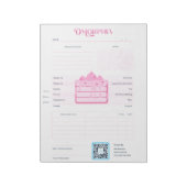 Fiche de consultation des clients - Bloc-notes ant (Tourné)