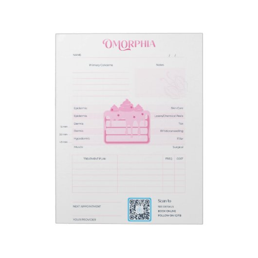 Fiche de consultation des clients - Bloc-notes ant (Tourné)