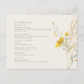 Fiche de détails mariage de automne Carte de ferme (Devant)