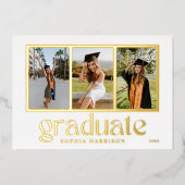 Fiche de Faire-part de diplôme de troisième année (Recto)