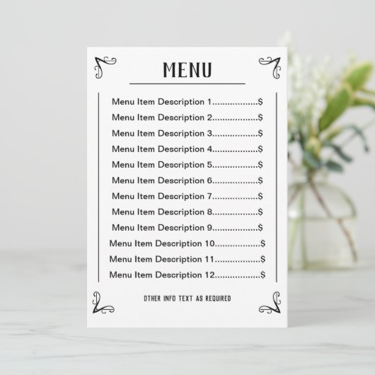 Fiche de menu téléchargeable avec annonces modifia (Debout devant)