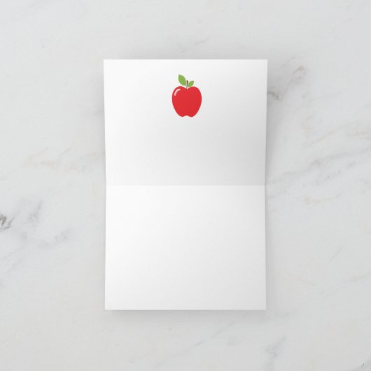 Fiche de note scolaire de l'enseignant (Intérieur)