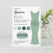 Fiche de proposition modèle de la carte d'informat (Debout devant)