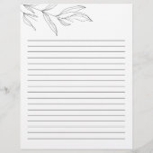 Fiche de recette du nom de feuille de feuillage d' (Dos)