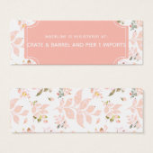 Fiche d'insertion du registre de Fêtes des mariées (Devant & derrière)