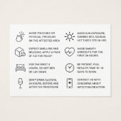 Fiche d'instruction d'injection Botox (Dos)