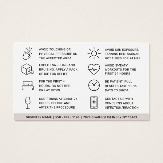 Fiche d'instruction d'injection de remplissage Bot (Dos)