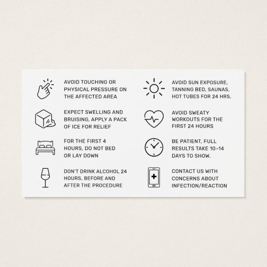 Fiche d'instruction d'injection de remplissage Bot (Dos)