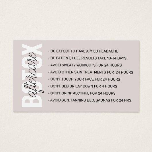 Fiche d'instruction d'injection de remplissage Bot (Devant)