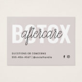 Fiche d'instruction d'injection de remplissage Bot (Devant)