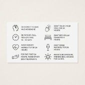 Fiche d'instruction d'injection de remplissage Bot (Dos)