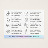 Fiche d'instruction sur les soins postérieurs à l' (Dos)
