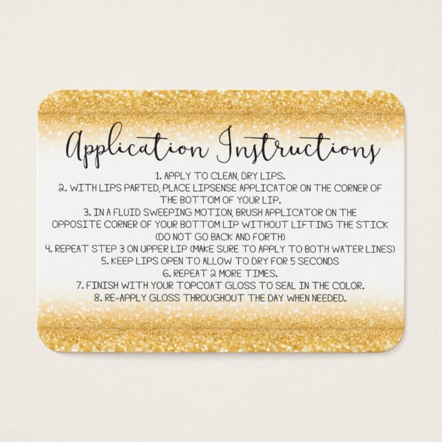 Fiche d'instructions de demande (Devant)