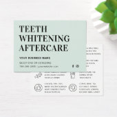 Fiche d'instructions pour blanchir les dents simpl (Bureau)