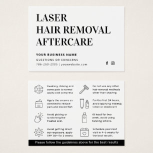 Fiche d'instructions pour l'enlèvement des cheveux