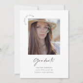 Fiche d'invitation de Faire-part de la fête de gra (Devant)