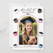 Fiche Faire-part de diplôme et de diplôme (Devant)