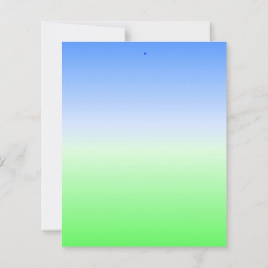 Fiche papier de l'invitation de la fête de chasse  (Dos)