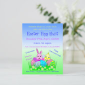 Fiche papier de l'invitation de la fête de chasse  (Debout devant)