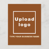 Fiche papier de marque commerciale sur papier Brow (Dos)