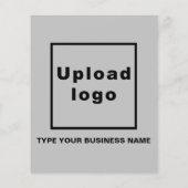 Fiche papier gris de marque commerciale (Dos)